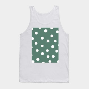 Random dots - green Tank Top